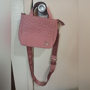 Steve Madden Blush Quilted Crossbody Bag